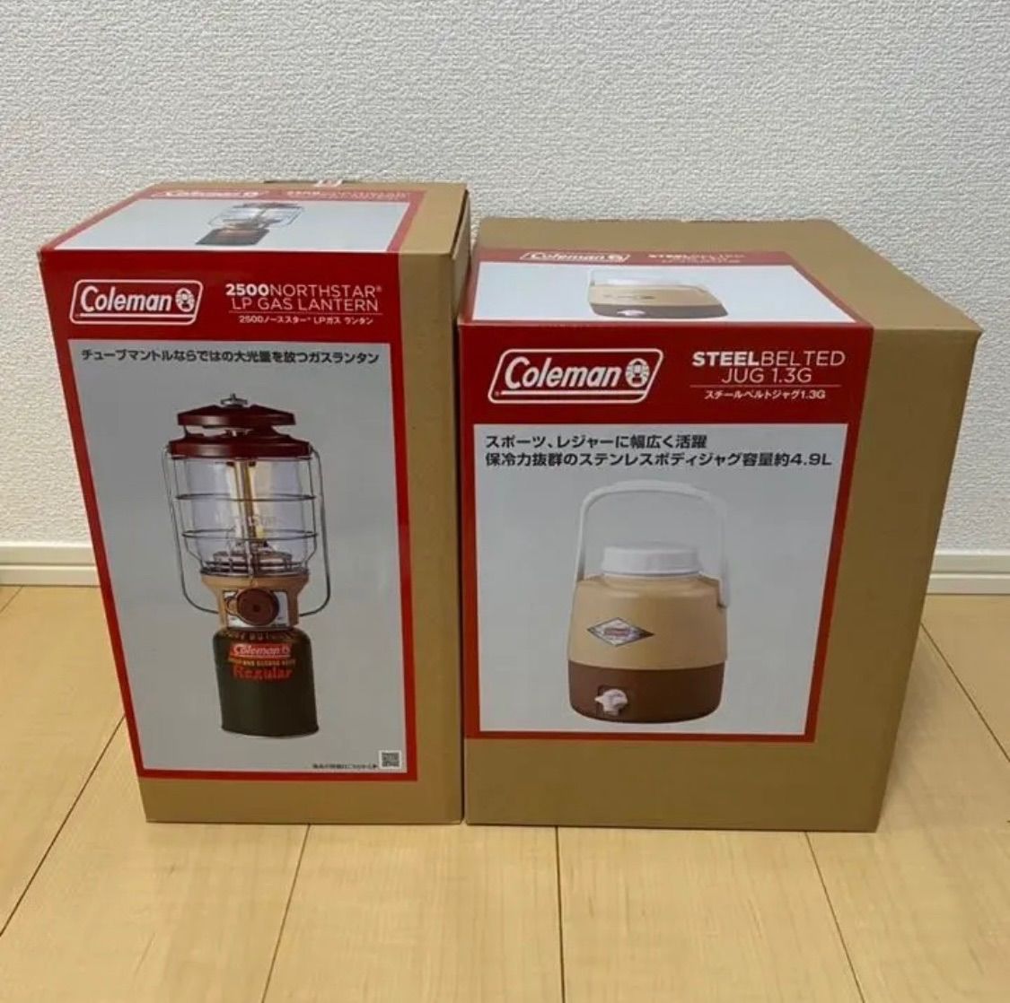 カーキ×インディゴ Coleman 限定バターナッツ ノーススター＆スチール