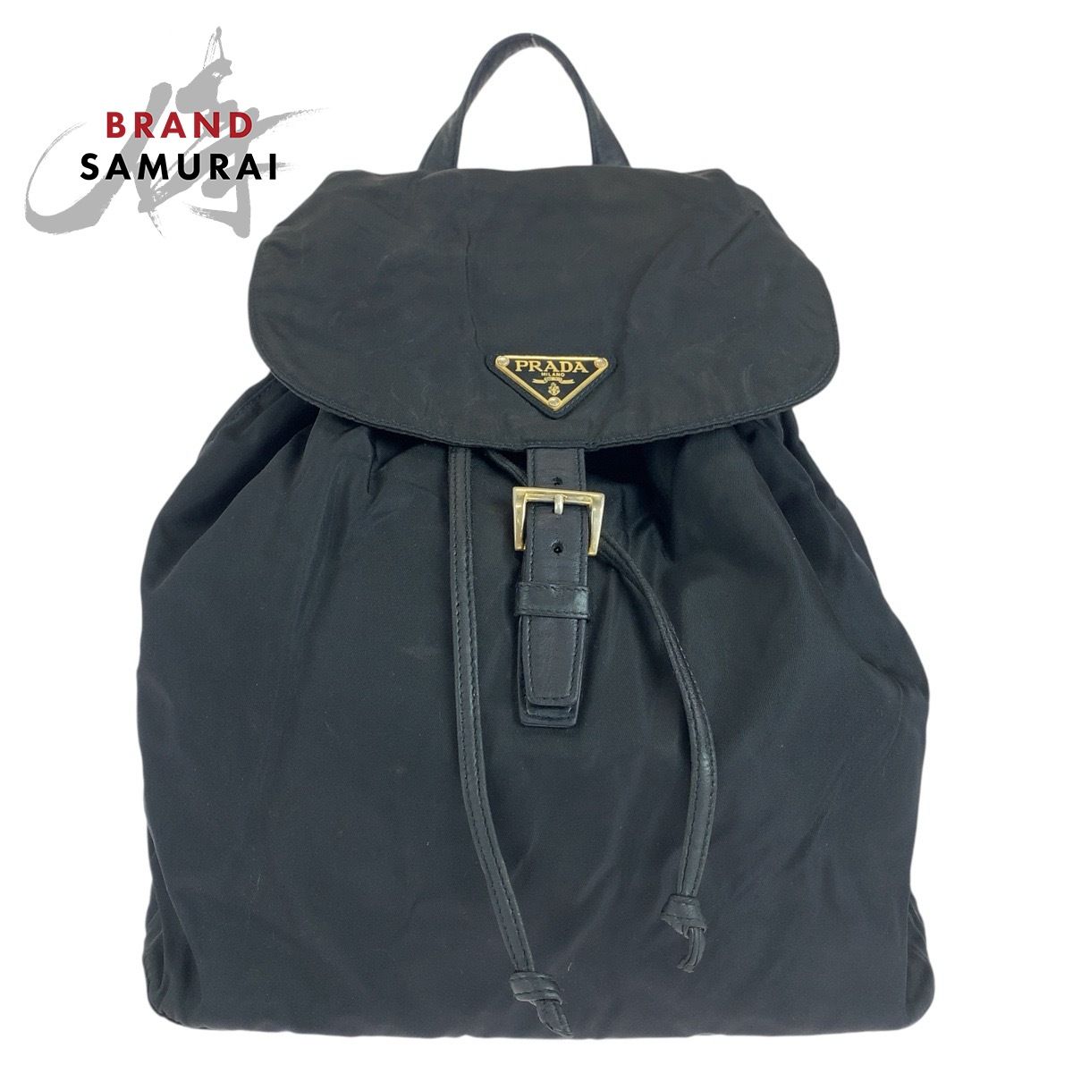 ✨激レア極美品✨プラダ 90s 巾着リュック テスート 三角プレート