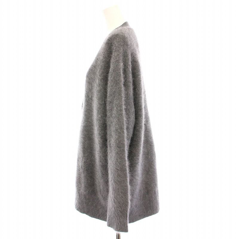 アイシービー iCB 23AW フォックスカシミヤ カーディガン ニット Vネック 長袖 S グレー KRCYSW0506 /YM レディース アイシービー iCB 23AW フォックスカシミヤ カーディガン ニット