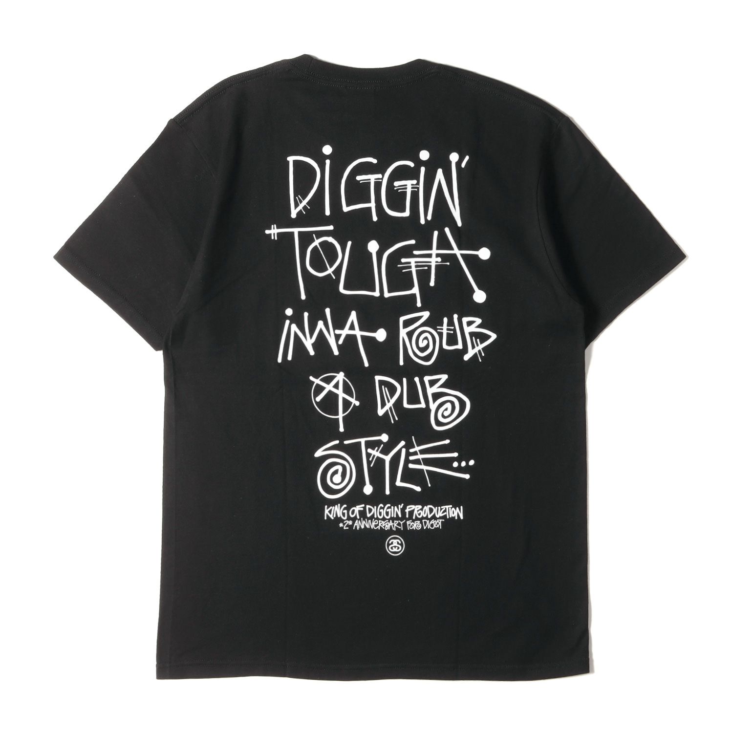 美品 STUSSY ステューシー Tシャツ サイズ:M King OF Diggin 