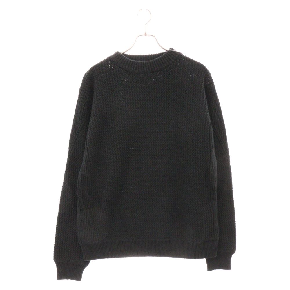 UNUSED (アンユーズド) crew neck knit US1804 クルーネックニットセーター ブラック - メルカリ