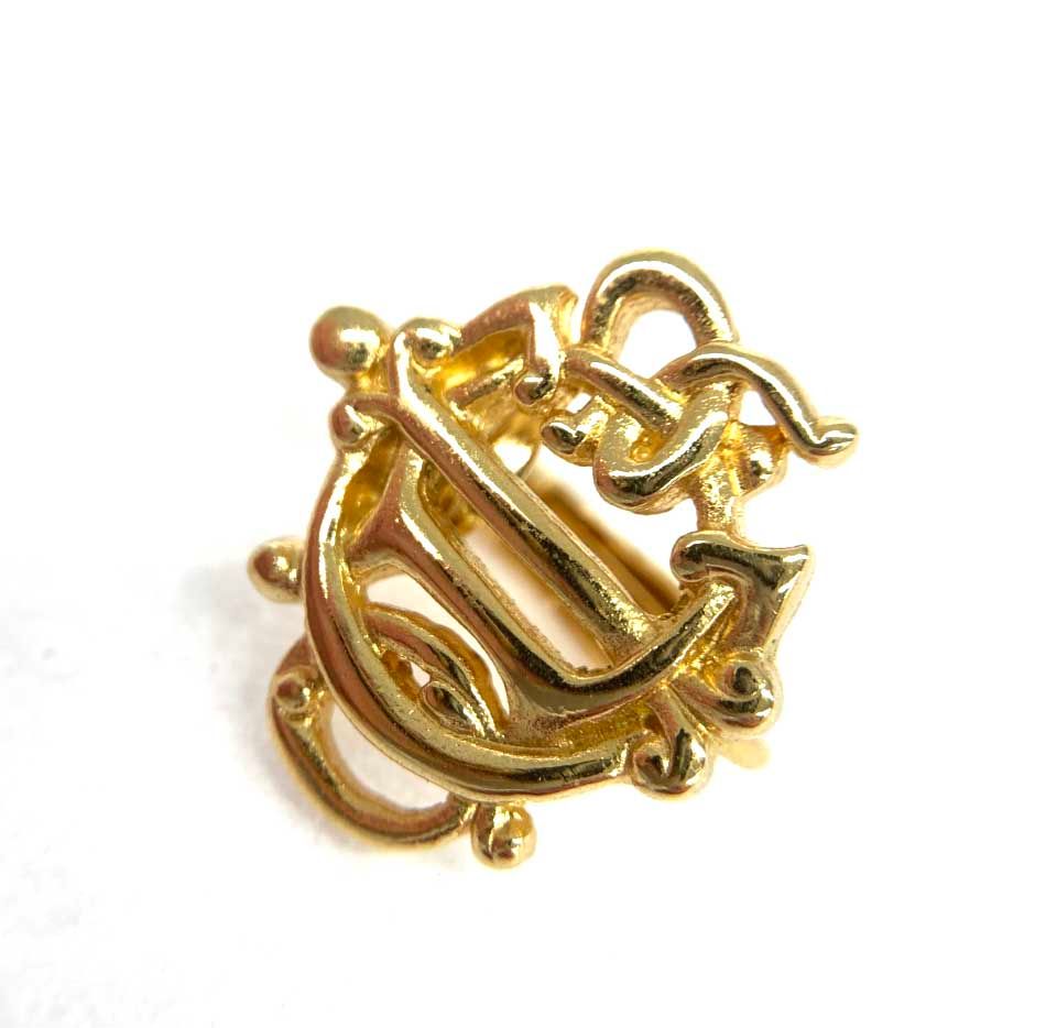 Christian Dior クリスチャンディオール イヤリング ゴールドカラー