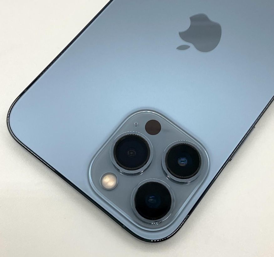 iPhone 13promax 128GBシエラブルー SIMフリー箱付き 美品 箱付き