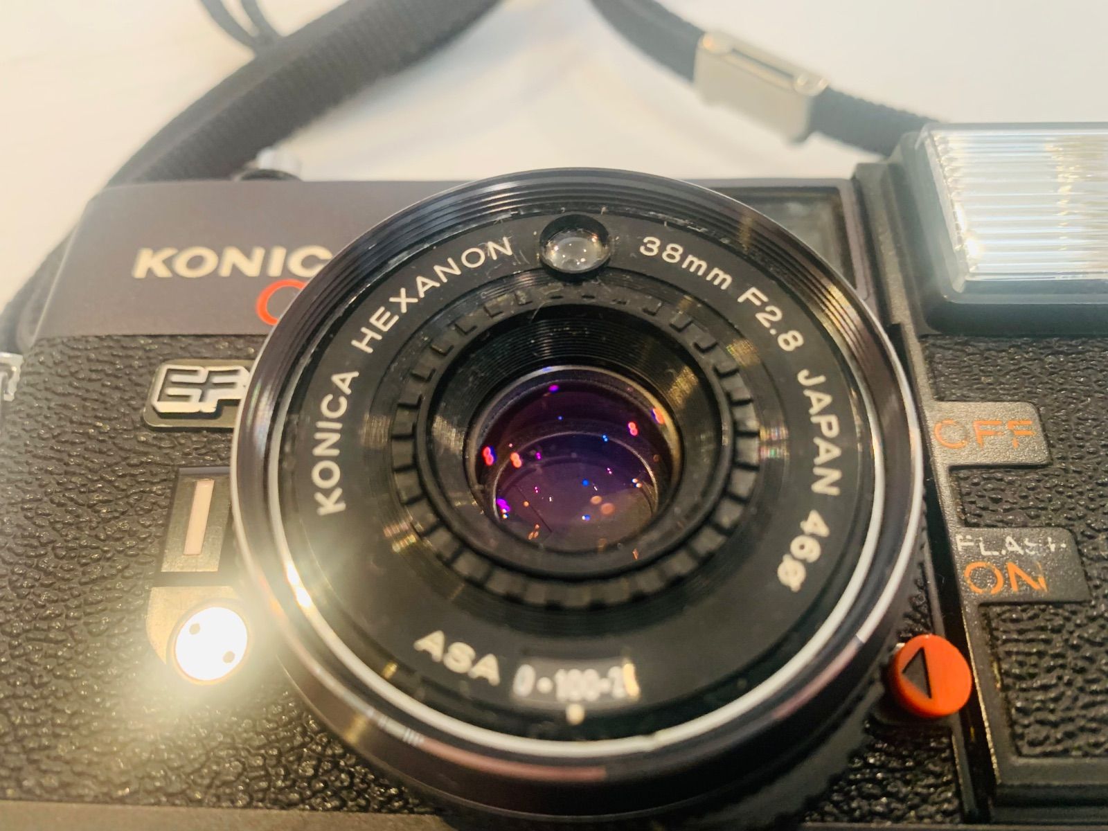 【完動品】KONICA C35 EF ピッカリコニカ フィルムカメラ 動作確認済 完動品】KONICA C35 EF ピッカリコニカ フィルムカメラ 動作確認済