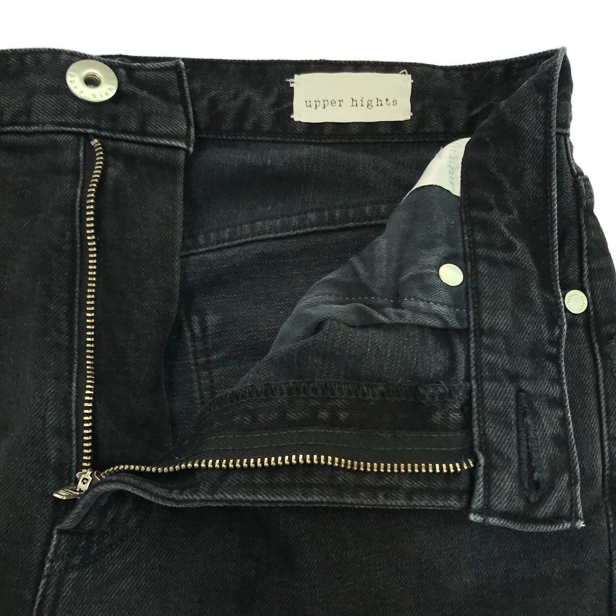 upper hights アッパーハイツ デニムパンツ 1390N1 ブラック 24