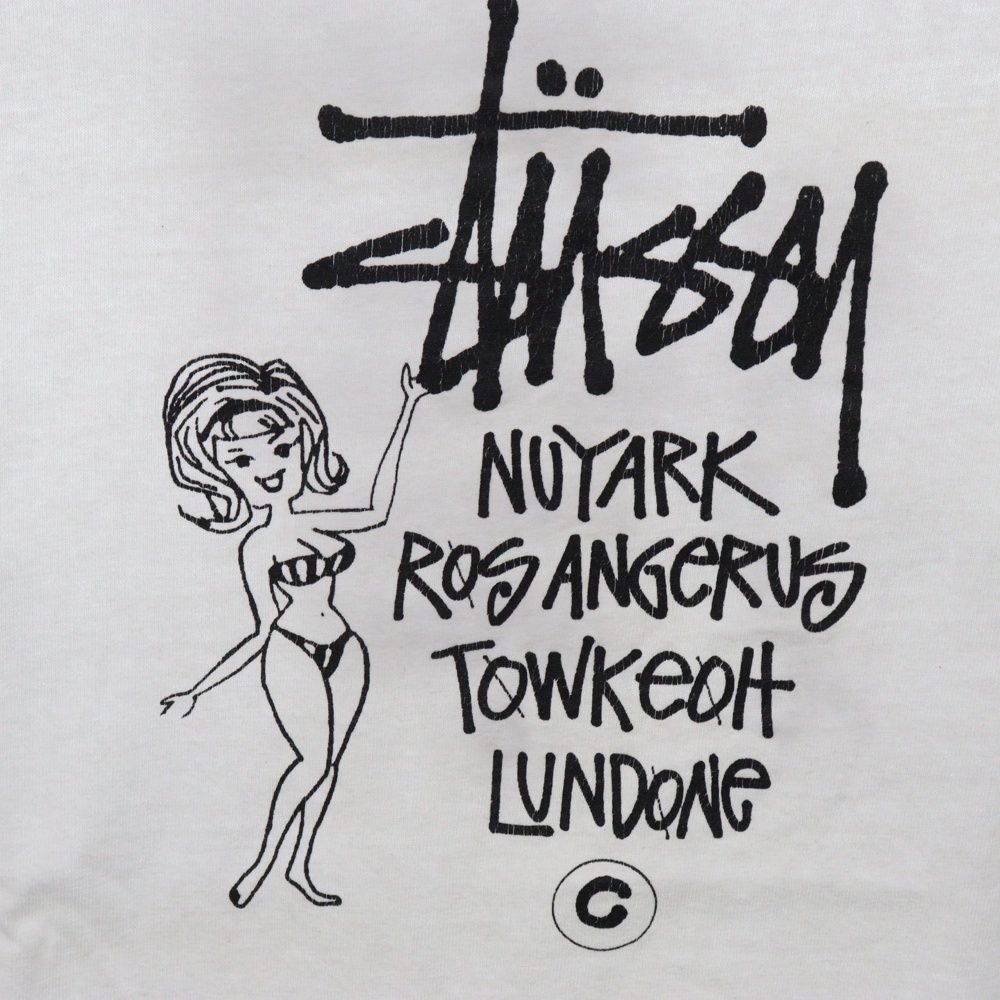 old stussy 80s 黒タグ「World tour」 STUSSY (ステューシー) 80s 黒タグ OLD STUSSY WORLD TUOR TEE