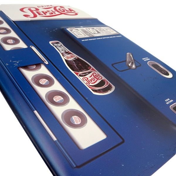 【ペプシ ブリキ看板】ダイカットエンボスメタルサイン PEPSI - COLA PEPSI ダイカットエンボスメタルサイン COLA WORTH A DIME