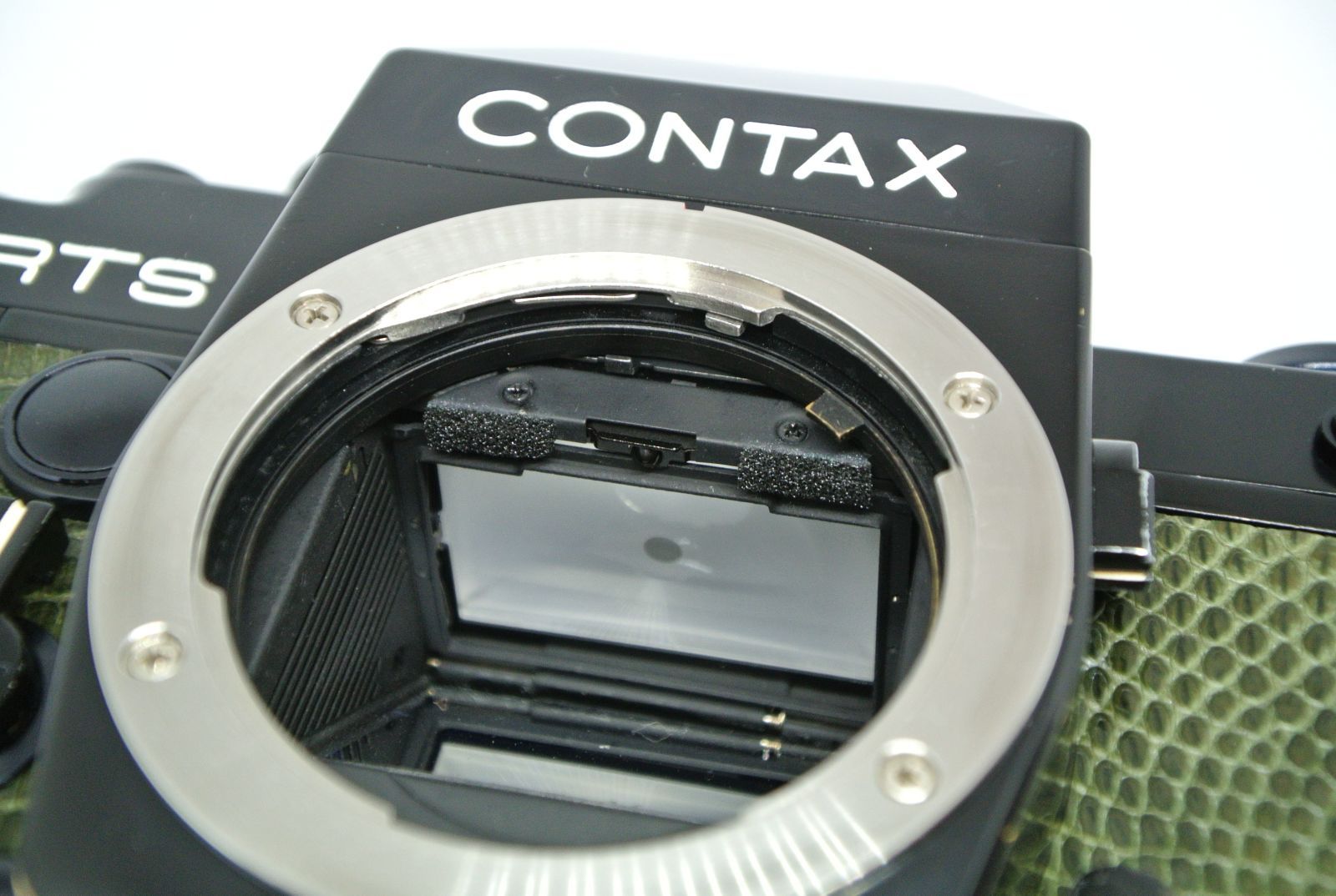 良品 整備済 コンタックス Contax RTS 完動品 リザード本革張替