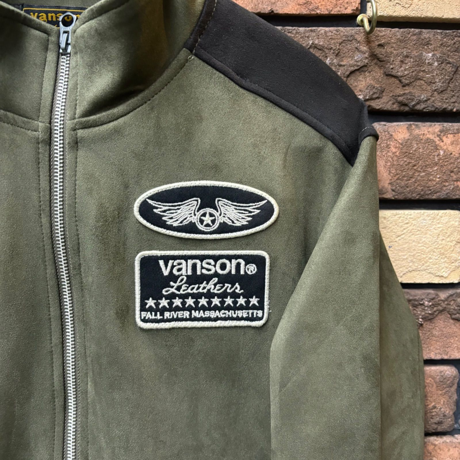 武装戦線コラボ 起毛プレーティング ZIPジャケット】VANSON