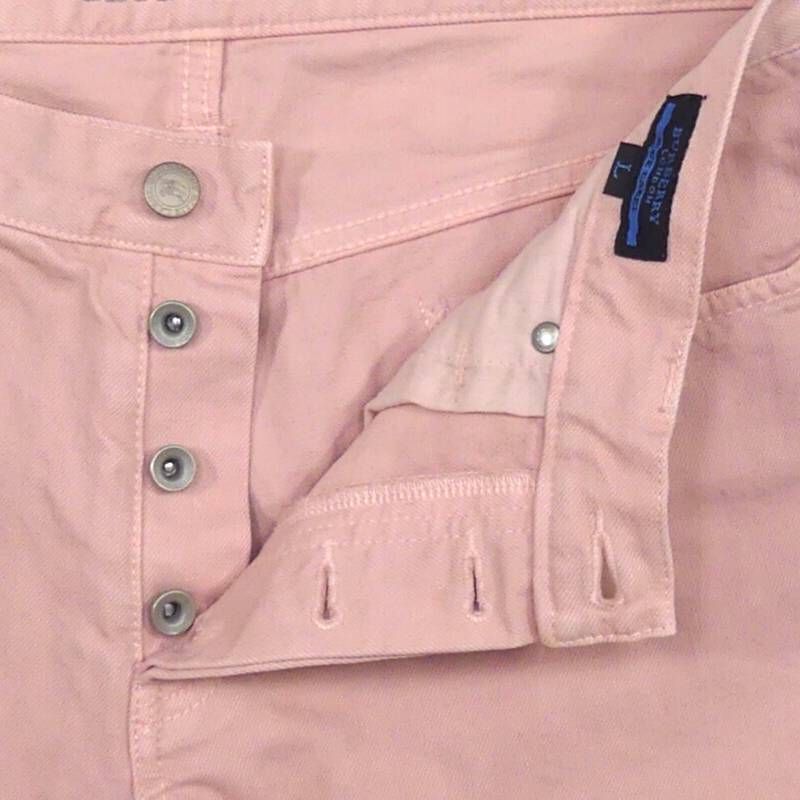 バーバリー　ブルーレーベル　クロップドパンツ　38 薄ピンク バーバリー ブルーレーベル クロップドパンツ 38 薄ピンク