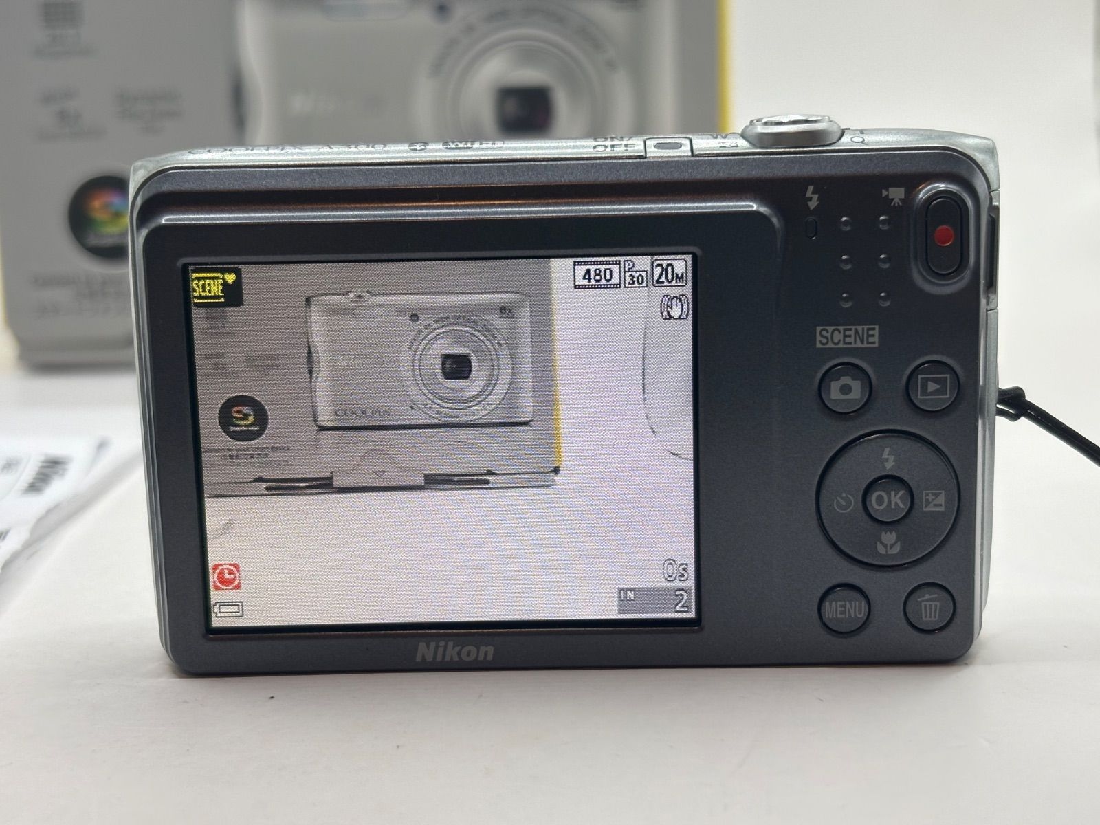 動作保証あり Nikon coolpix A300 WiFi搭載 シルバー ニコン