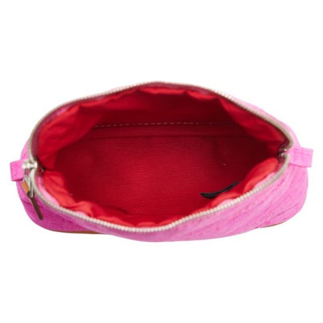 中古 エルメス ポーチ ボリードポーチ ピンク ブラウン ABランク  