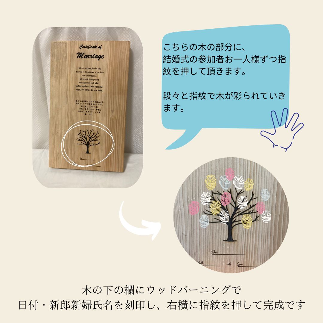結婚証明書/木製/参加型/オリジナル/結婚式/手作り/花嫁花婿様応援価格 