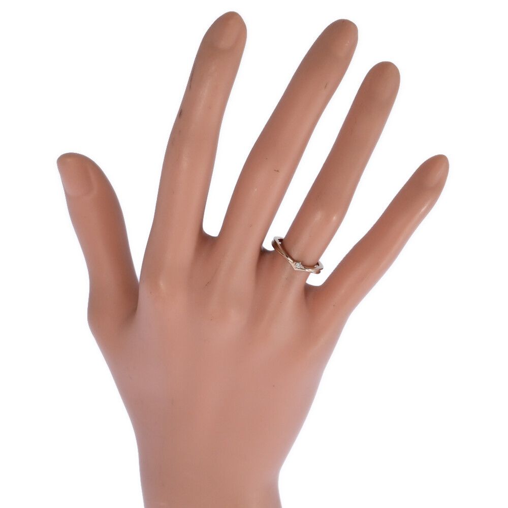 Rose 美女と野獣･ダイヤモンドリング･指輪|K18PG|750-2.2g|7号|