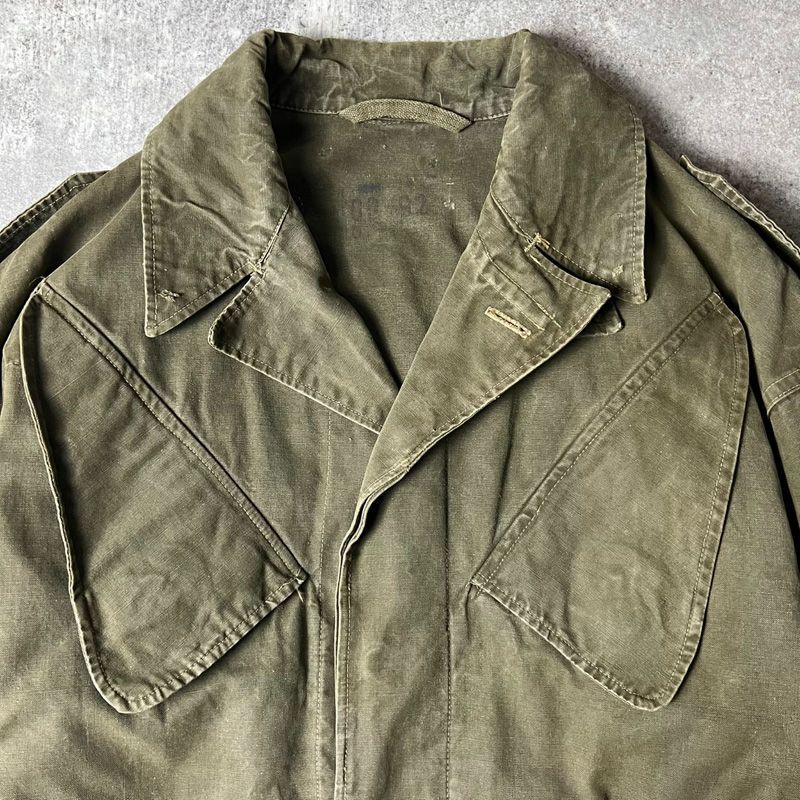 ミリタリーフィールドジャケット（オランダビンテージ放出品） 50s オランダ軍 実物 フィールド ジャケット / 50年代