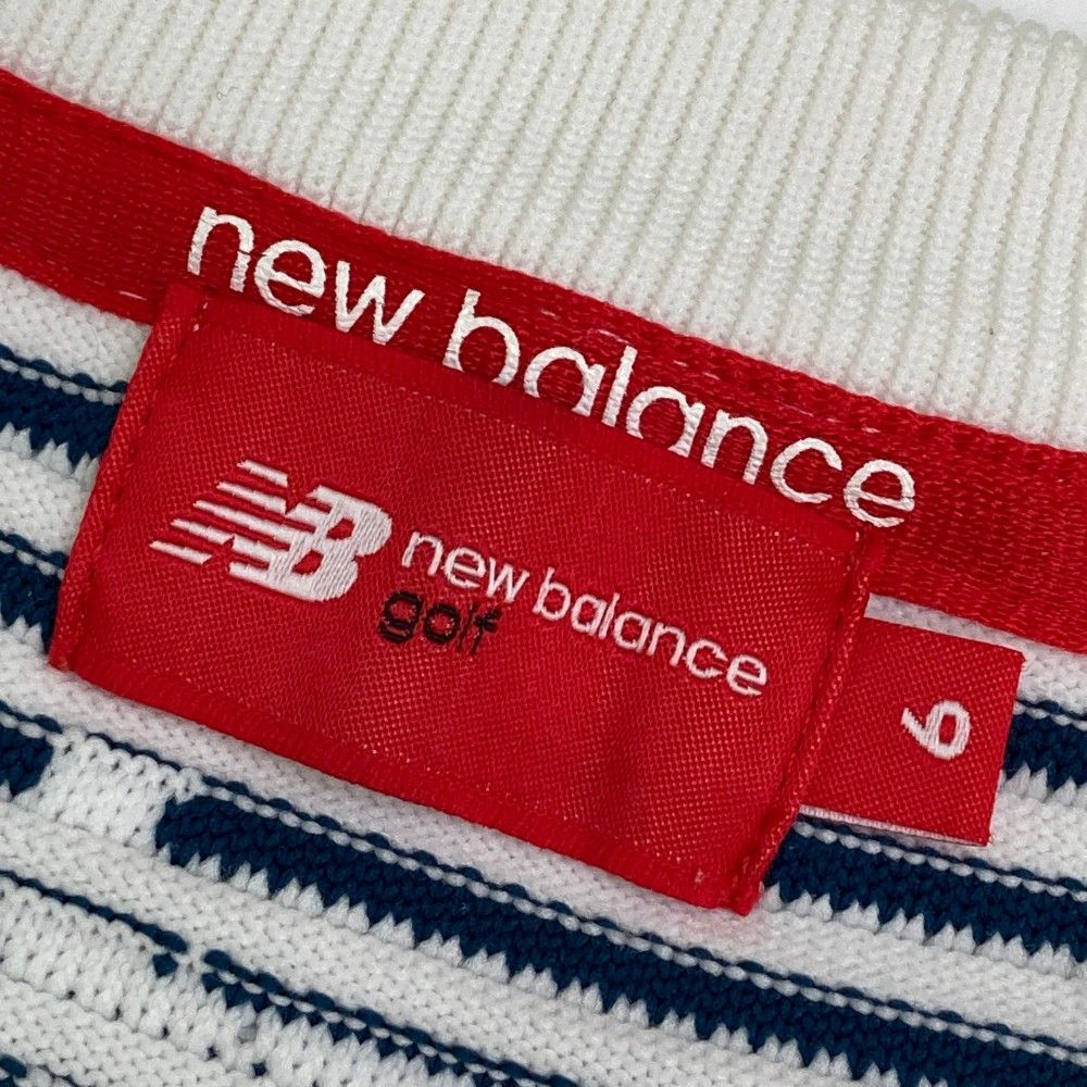 サイズ：6 NEW BALANCE GOLF ニューバランス  ニットセーター  ホワイト系 [240101442592] ゴルフウェア メンズ ストスト サイズ：6 NEW BALANCE GOLF ニューバランス ニットセーター