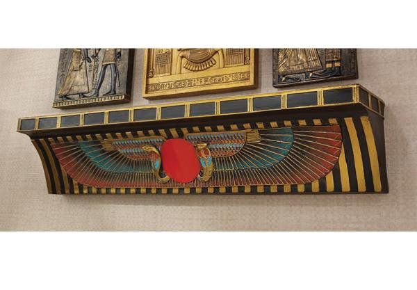エスニック 飾り棚 古代エジプト ウル ウォッチ セレモニーオファーシェルフ 飾り棚 彫像 彫刻| Ceremonial Offering Shelf 輸入品