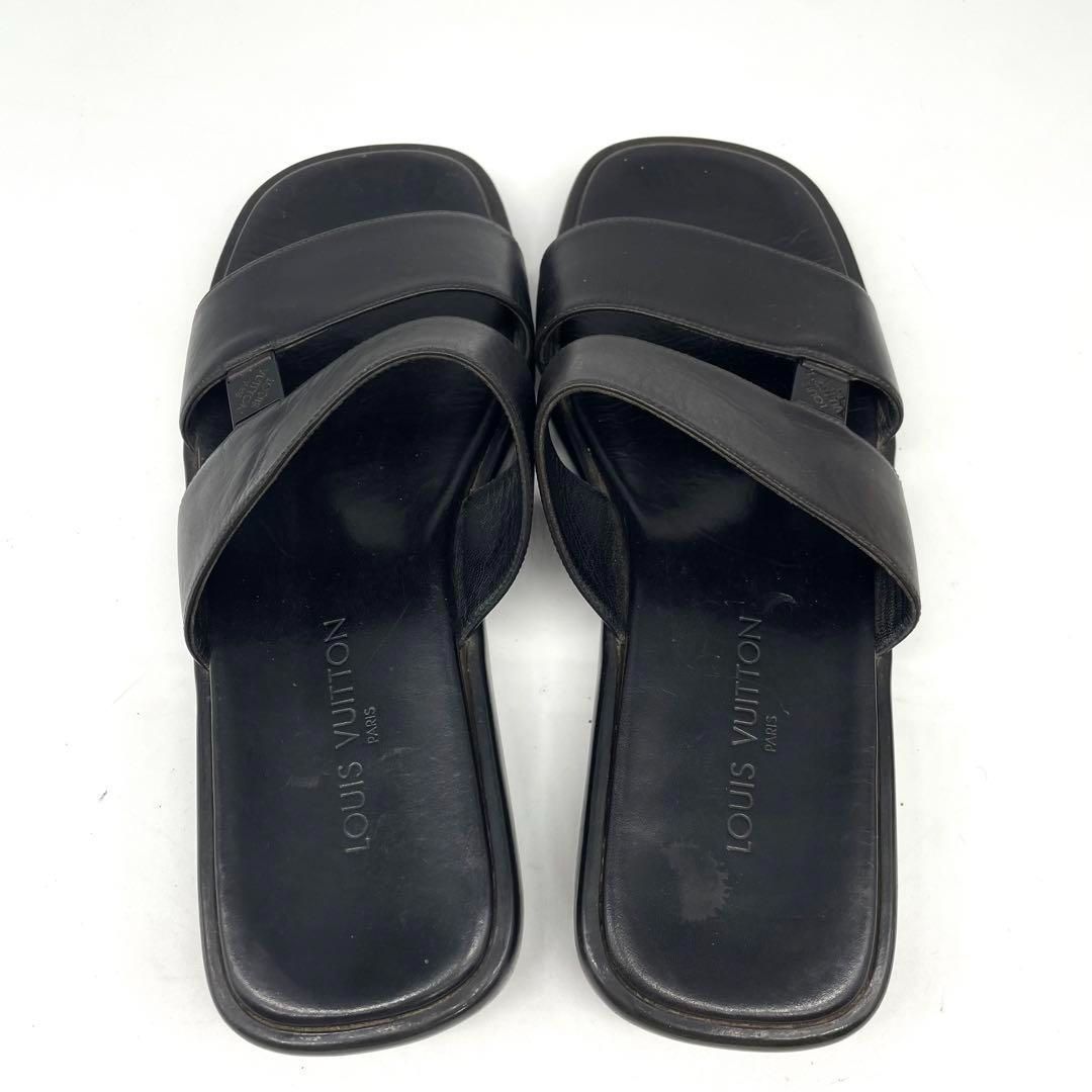 LOUIS VUITTON サンダル ブラック レザー37 楽天市場】【未使用品】 ルイヴィトン サンダル マヤ ライン 37サイズ