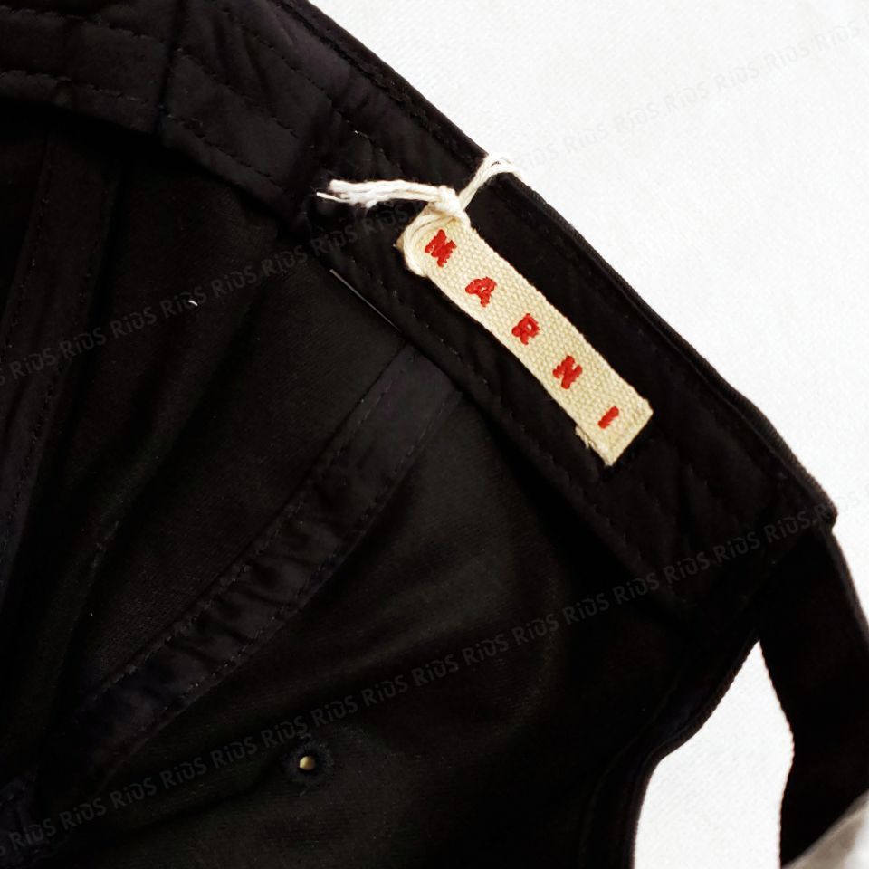 MARNI kids マルニ キッズ 大人もOK 黒 キャップ 帽子 56cm