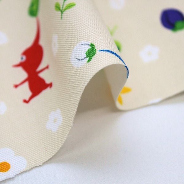 ピクミン PIKMIN ニンテンドー ゲーム オックス 綿100% 生地 布 約110cm×50cm G-3046 入園入学 とらやfabric