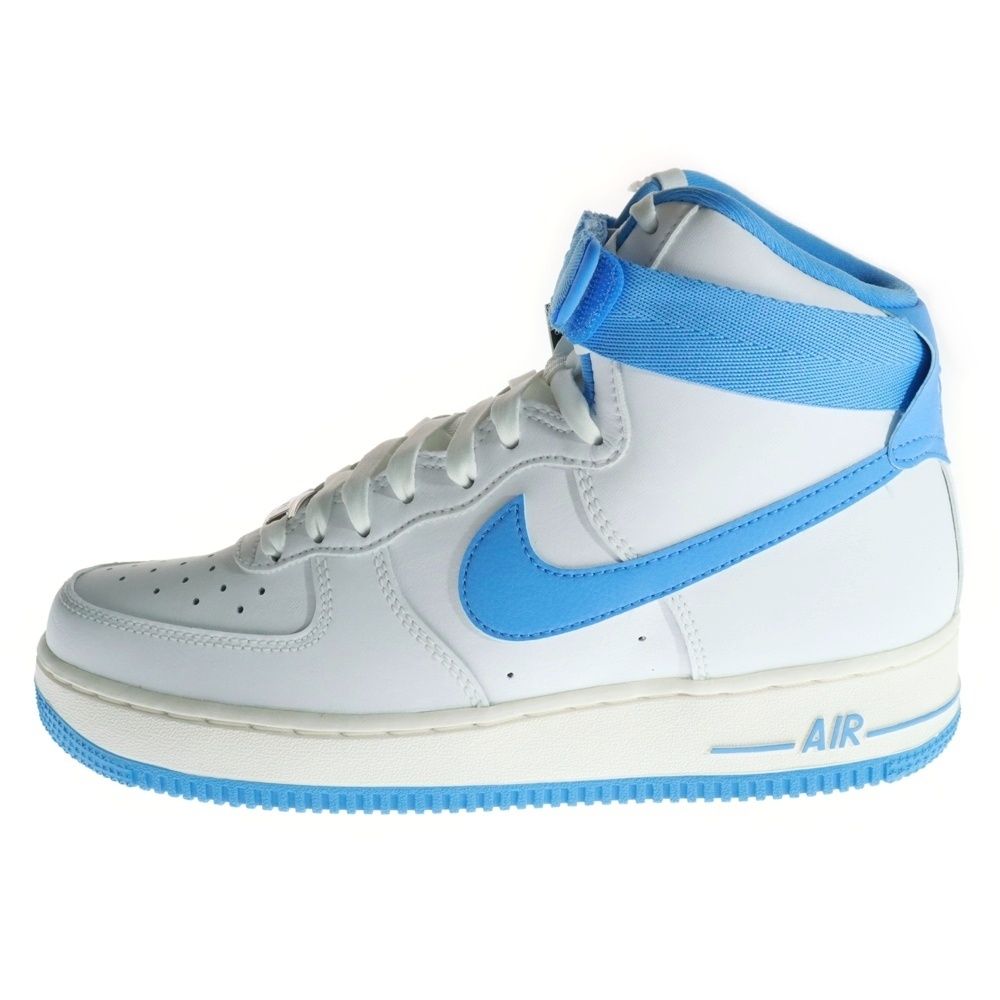 Nike エアフォース1 ホワイト/ブルー ハイカット NIKE (ナイキ) WMNS AIR FORCE 1 HIGH OG QS WHITE UNIVERSITY