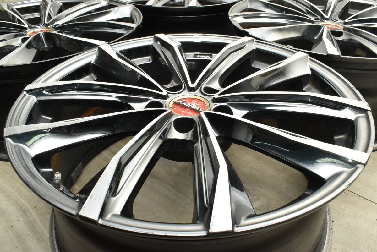 大 クレンツェ アクエルド 774EVO 19in 8J 35 PCD114.3 4本 ハリアー アルファード ヴェルファイア クラウン スカイライン