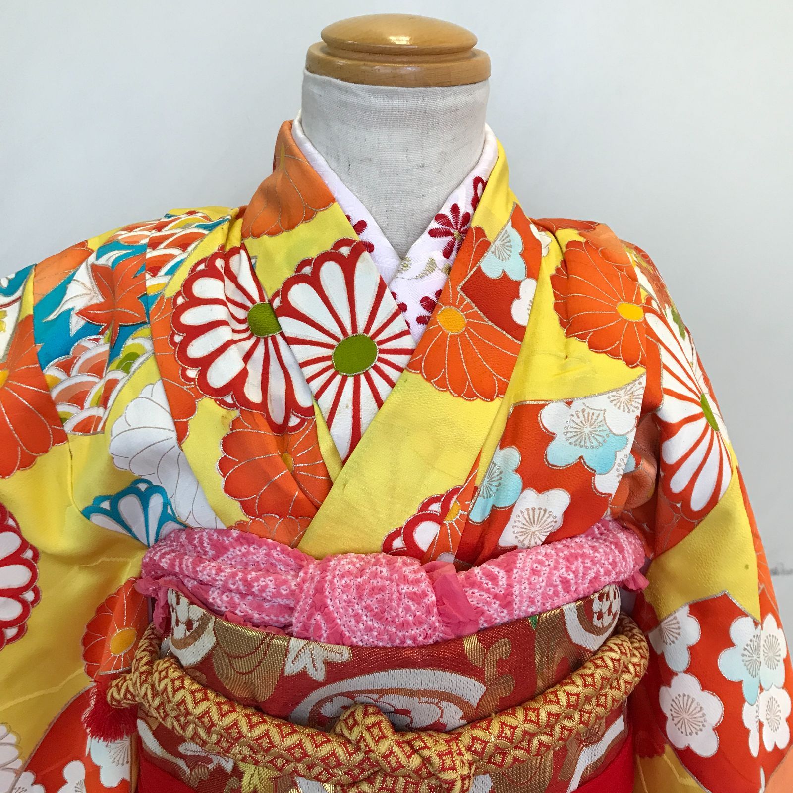 帯揚げ帯締め付き