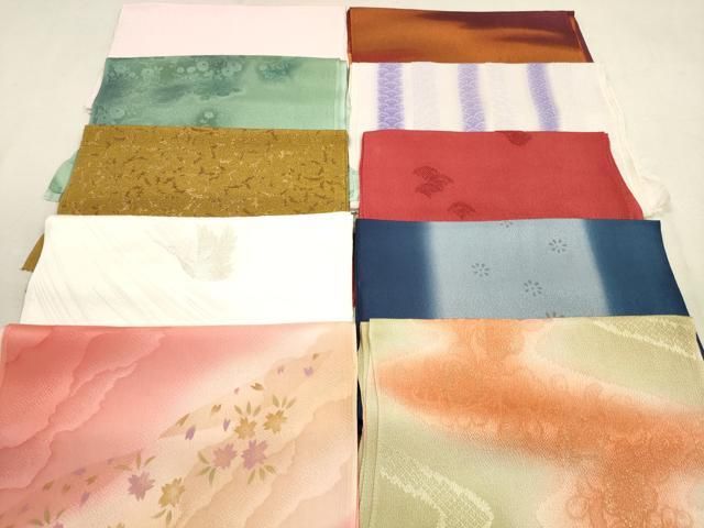 平和屋着物 和装小物 帯揚げ10枚セット 正絹 DAAX2091xg