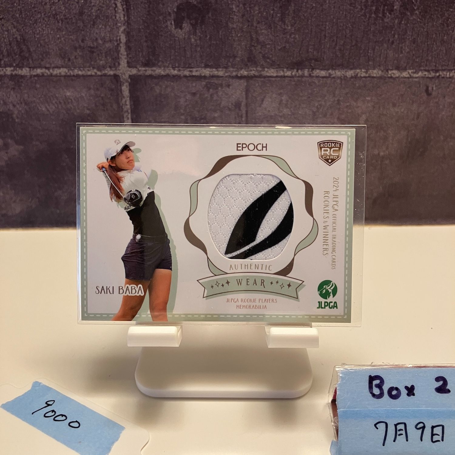 2025 EPOCH ROOKIES - WINNERS 馬場咲希 047 130 JLPGA パッチ RC ルーキー Rookie カード