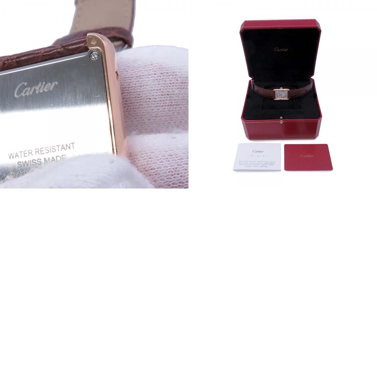 カルティエ タンクソロ SM W5200024 Cartier 腕時計 シルバー文字盤