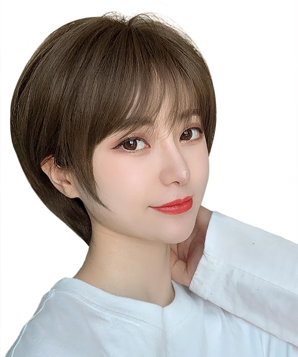 ボブ ブラウン フルウィッグ ショート レディーズ 自然 小顔 FORCUTEU