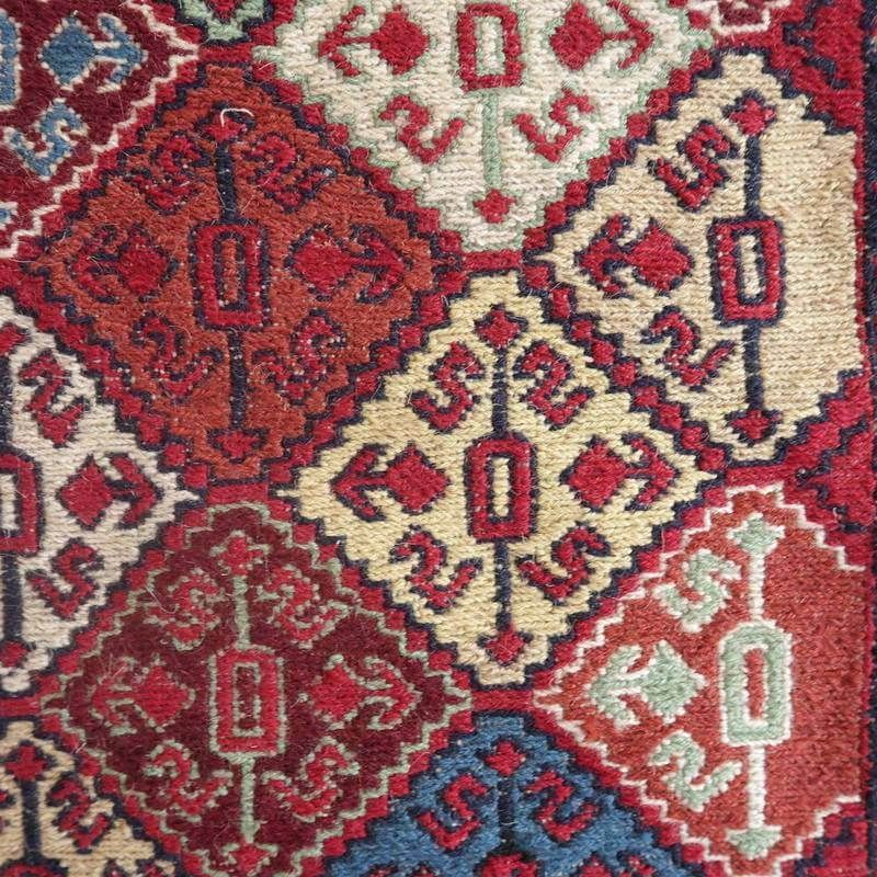 キリム・アゼルバイジャン 183×151cm（KL-971） オールドキリム イラン