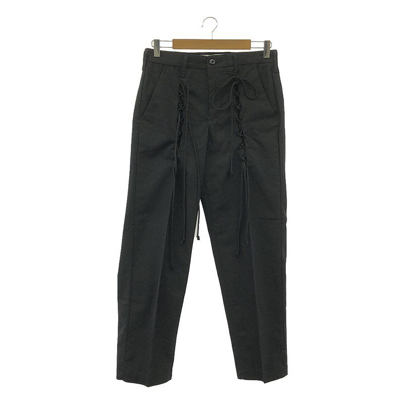 elephant TRIBAL fabrics / エレファントトライバルファブリックス | RACE UP WORK PT / レースアップ ワーク パンツ | XS | ブラック | メンズ