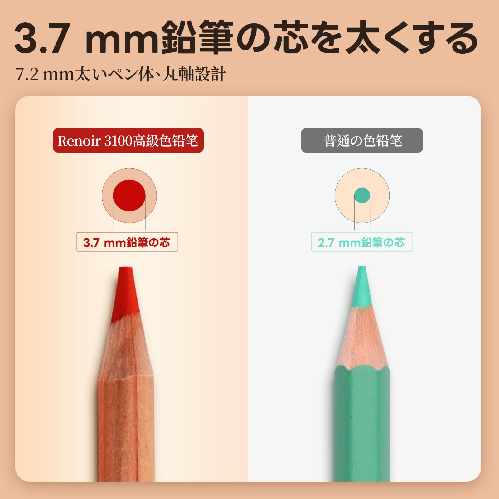Marco色鉛筆セット 油性色鉛筆 72色 いろえんぴつ プロ専用