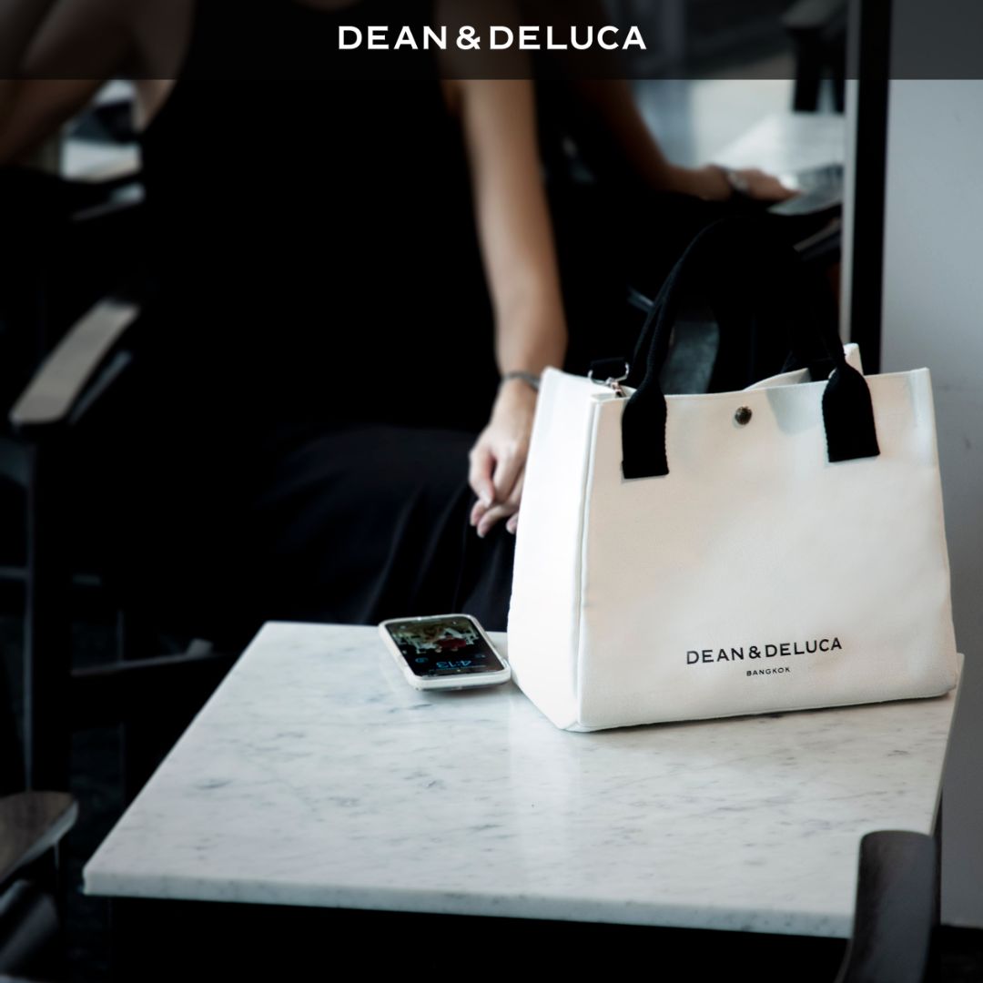 DEAN & DELUCA トートバッグ ホワイト　バンコク限定 DEAN & DELUCA ディーン&デルーカ ブルックリン 白 バンコク