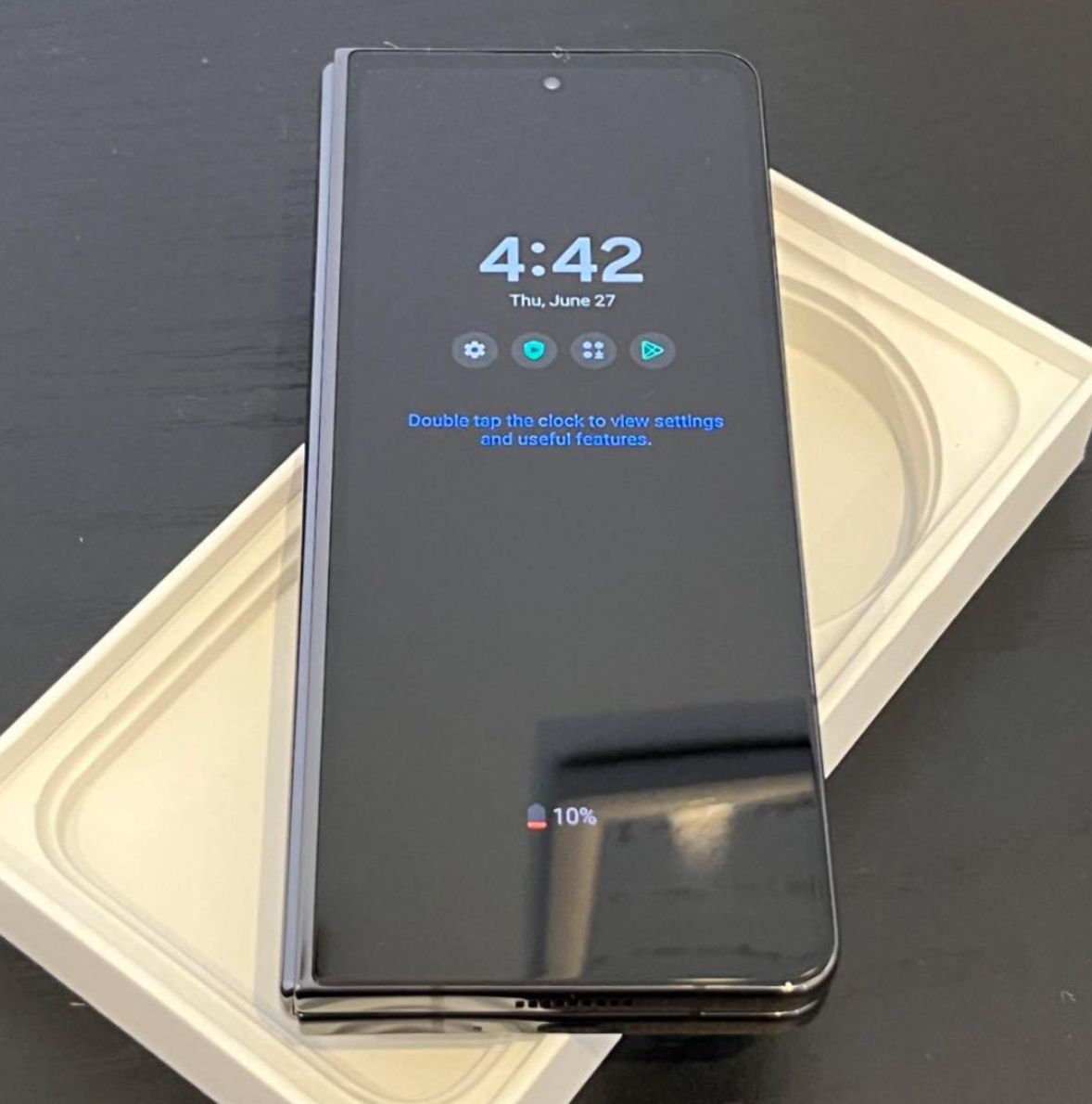 【動作確認済み】ギャラクシーGalaxy Fold 5｜256gb｜SIMフリー Galaxy Z Fold5 本体 256GB ブルー SIMフリー 韓国版 Aランク