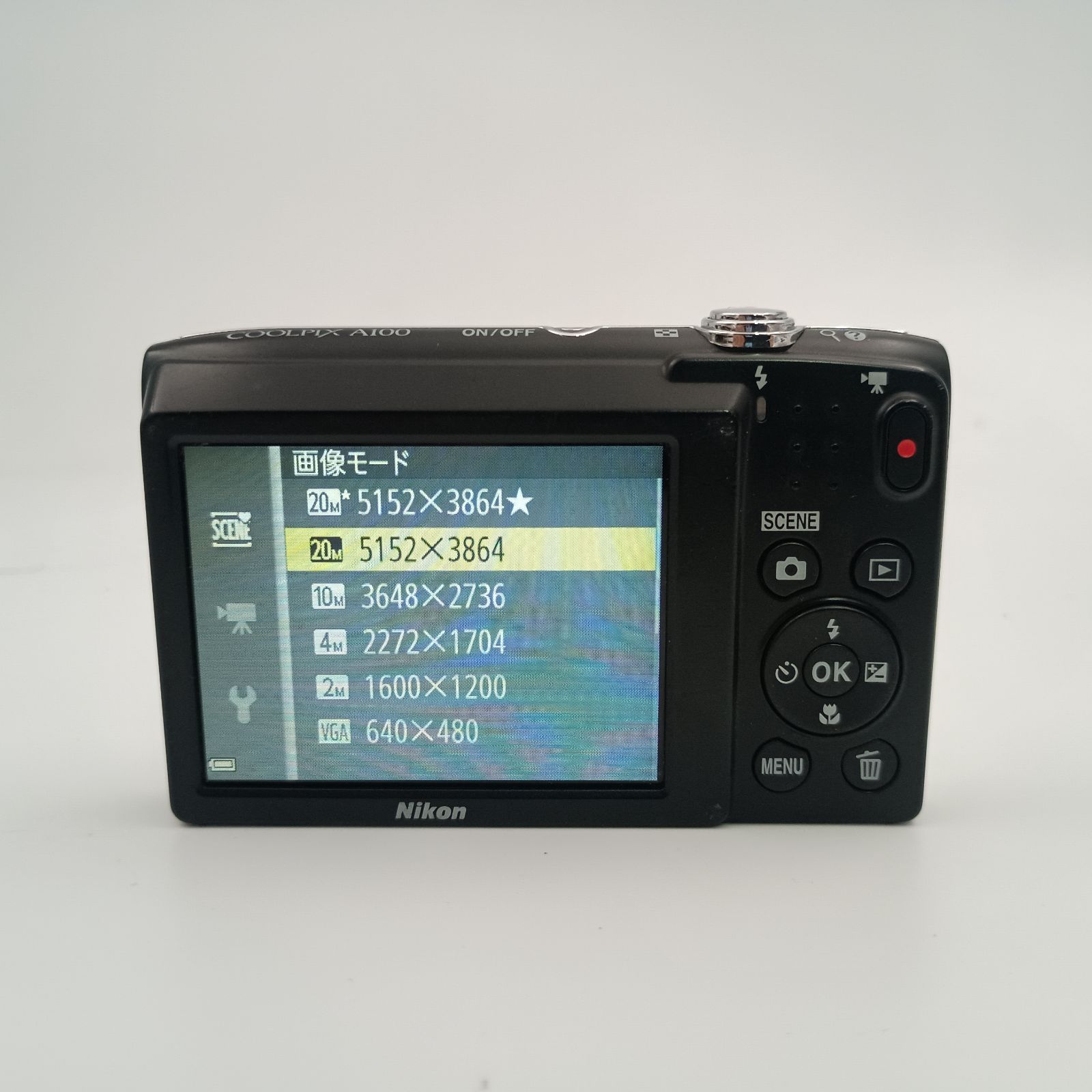 Nikon Coolpix A100 Compact DIGITAL Camera Silver コンパクト