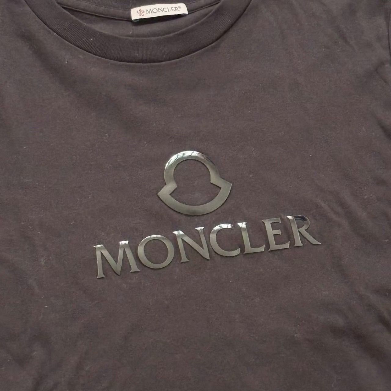 MONCLER モンクレール ロゴ入りTシャツ 黒 SS T-SHIRT H10938C00006 