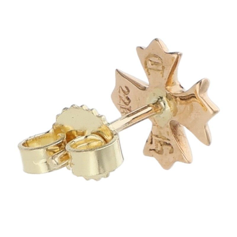 クロムハーツ ピアス 22K CHプラス1ダイヤゴールド クロムハーツ 片耳 クロムハーツ ピアス 22K CHプラス1ダイヤゴールド クロムハーツ 片耳