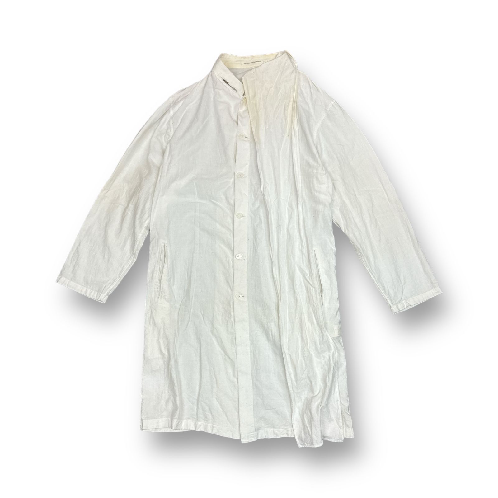 YOHJI YAMAMOTO pour homme 17SS コットン ストールデザイン スタンド 