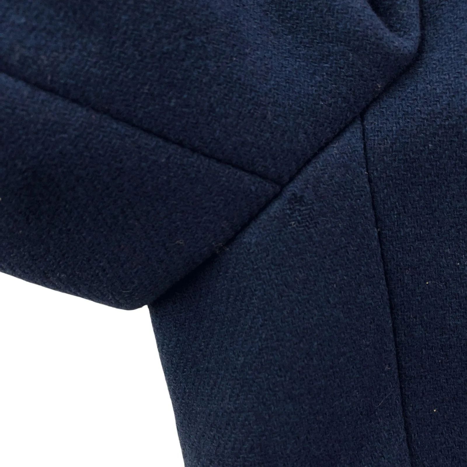 Z1464 Ron Hermon ロンハーマン ダッフルコート ブルー ウール100