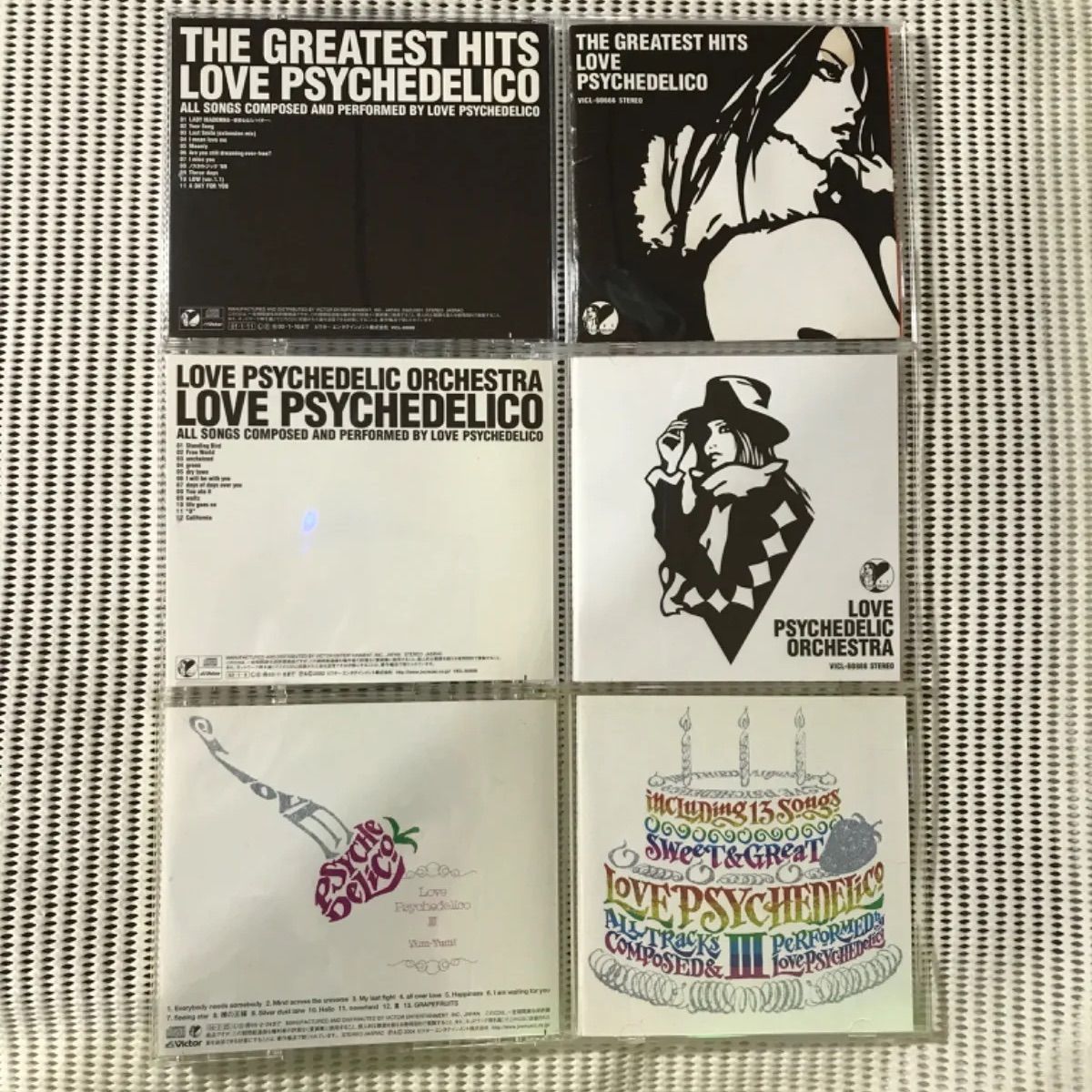 LOVE PSYCHEDELICOアルバム3点 📀『THE GREATEST HITS』📀 『LOVE