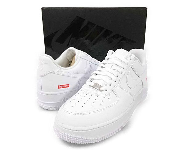 SUPREME シュプリーム×NIKE ナイキ 品番CU9225-100 AIR FORCE 1 LOW SP エアフォース シューズ 白 サイズUS9=27cm 正規品 / 27804