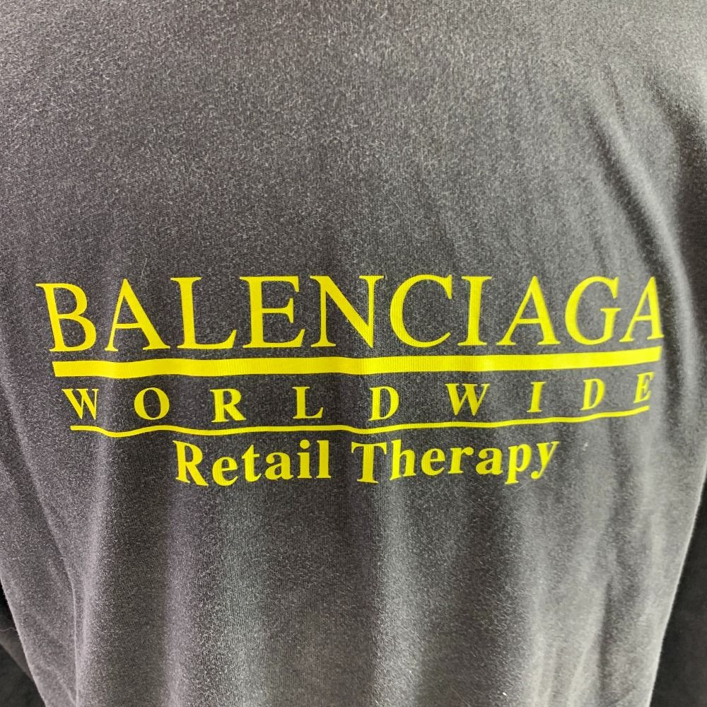 BALENCIAGA Retail therapy Tシャツ Balenciaga - Retail Therapy cotton jersey T-shirt Balenciaga