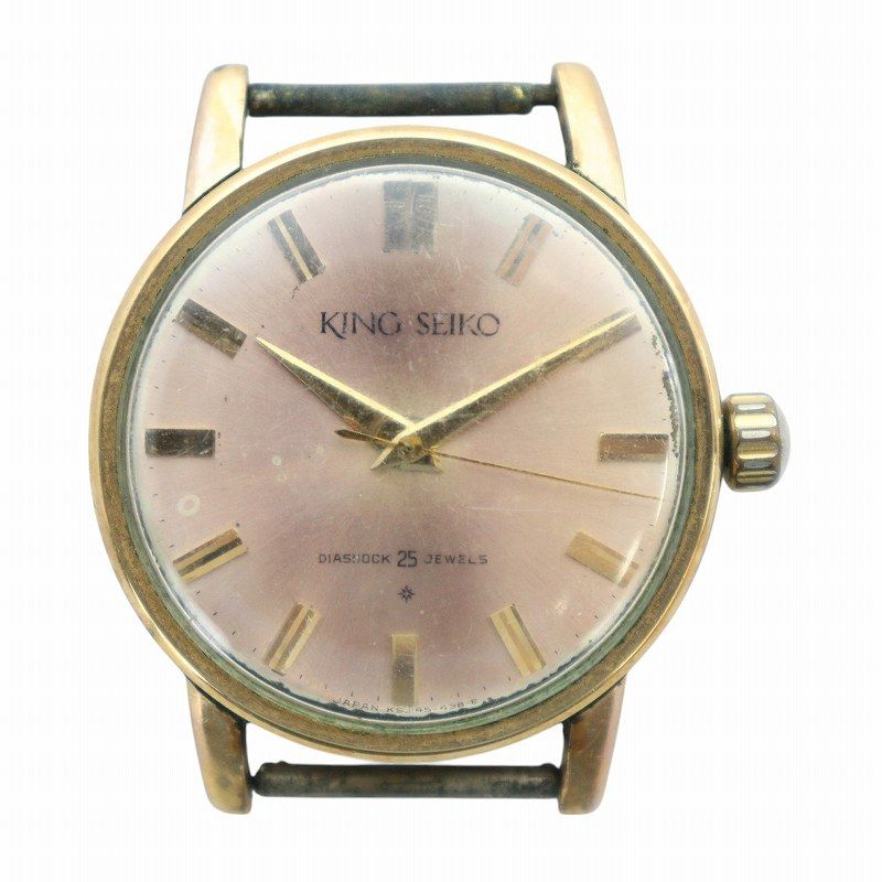 KING SEIKO 25JEWELS 盾メダリオン メンズ腕時計 フェイスのみ KING SEIKO 25JEWELS 盾メダリオン メンズ腕時計 フェイスのみ