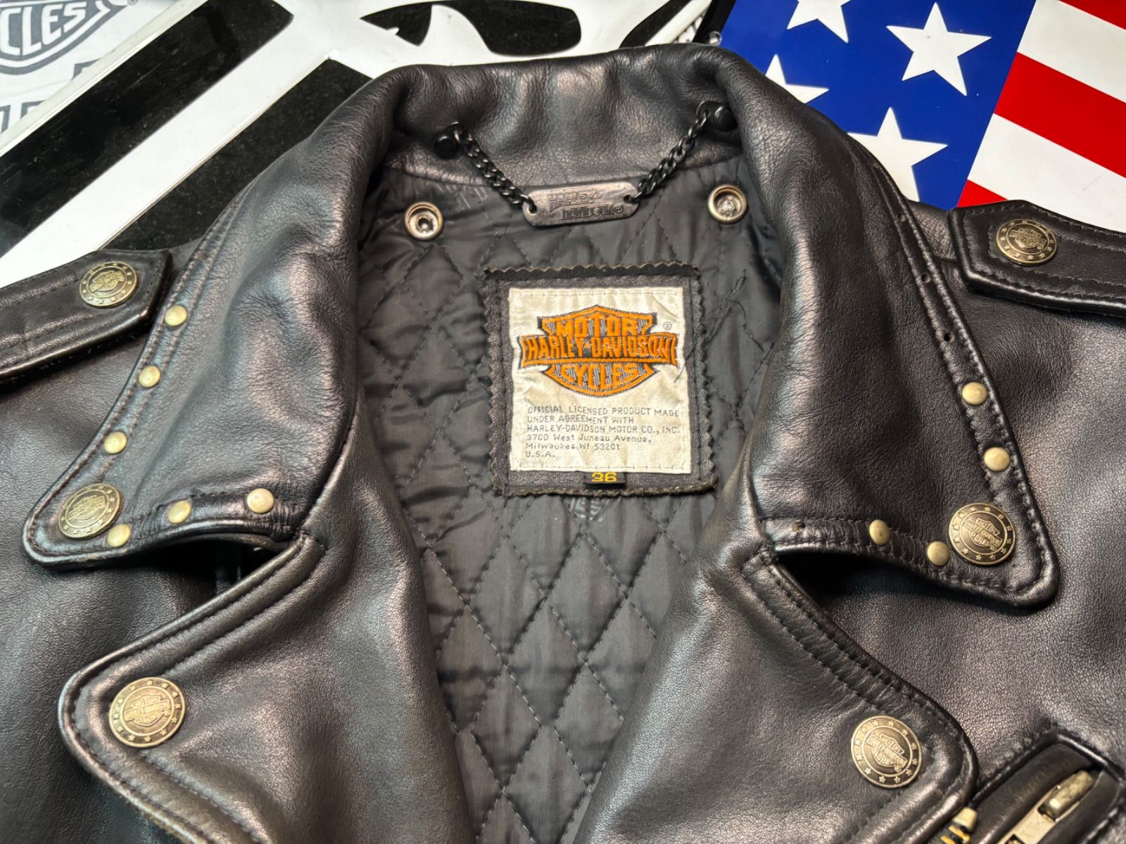 ⭐️Harley-Davidson⭐️絶版レアモデル❗️⭐️非常にレアな背面3D 