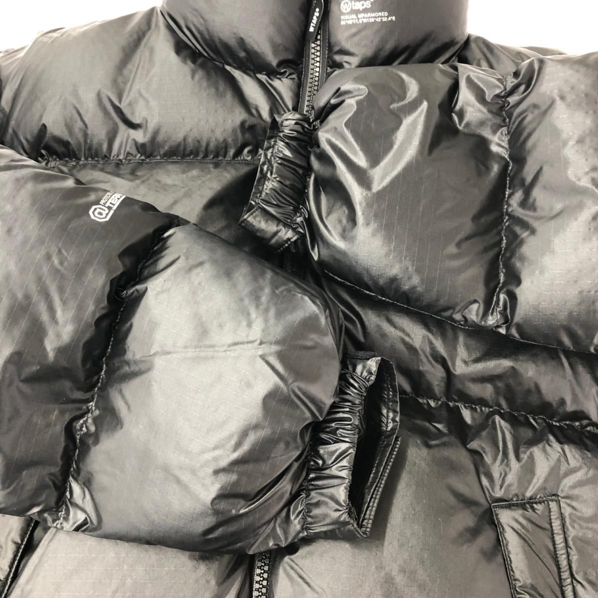 WTAPS ブラック ダウンジャケット 中古・古着通販】WTAPS (ダブル