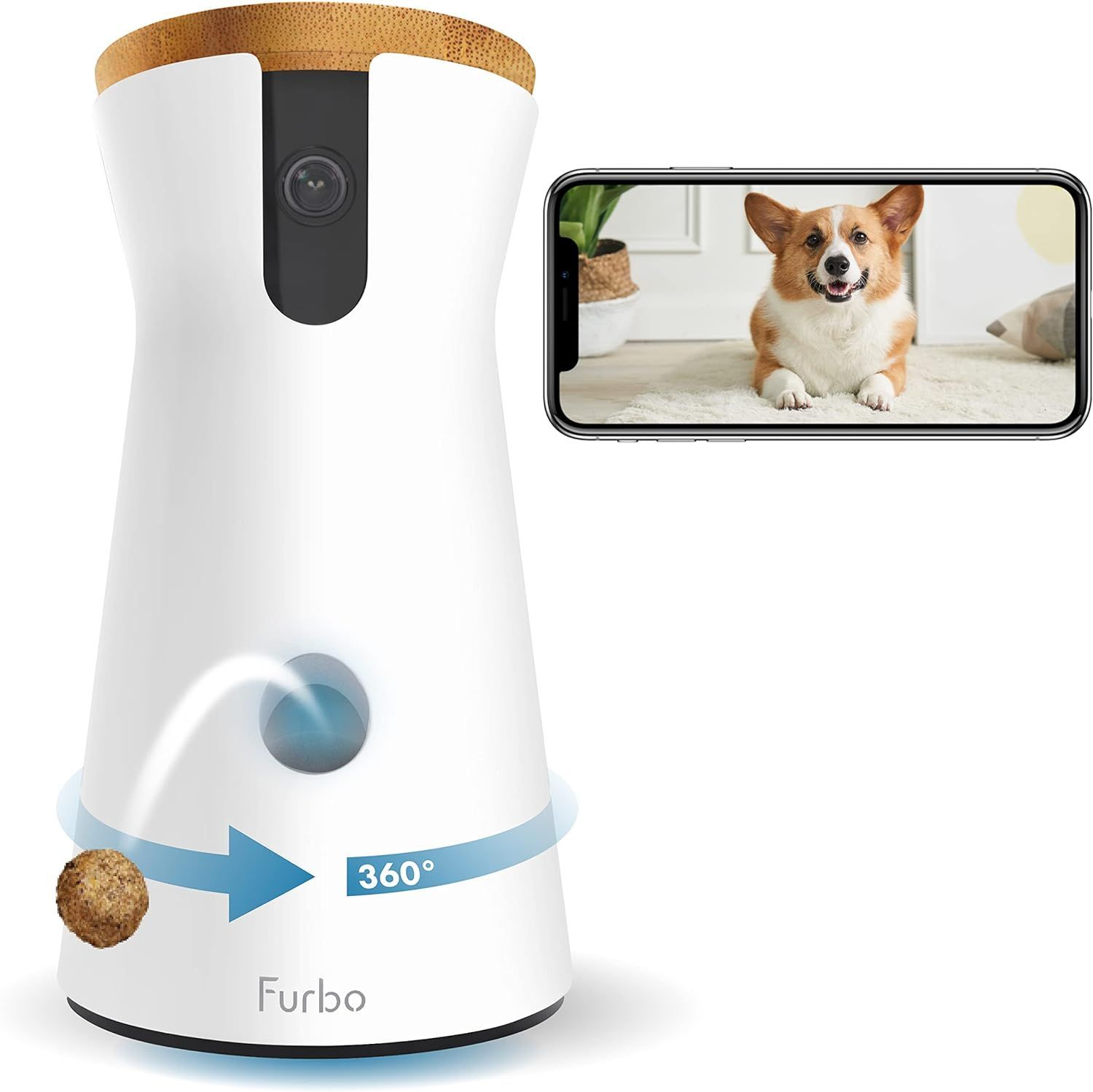 新型】Furbo ドッグカメラ - 360°ビュー｜ ファーボ ペットカメラ 犬