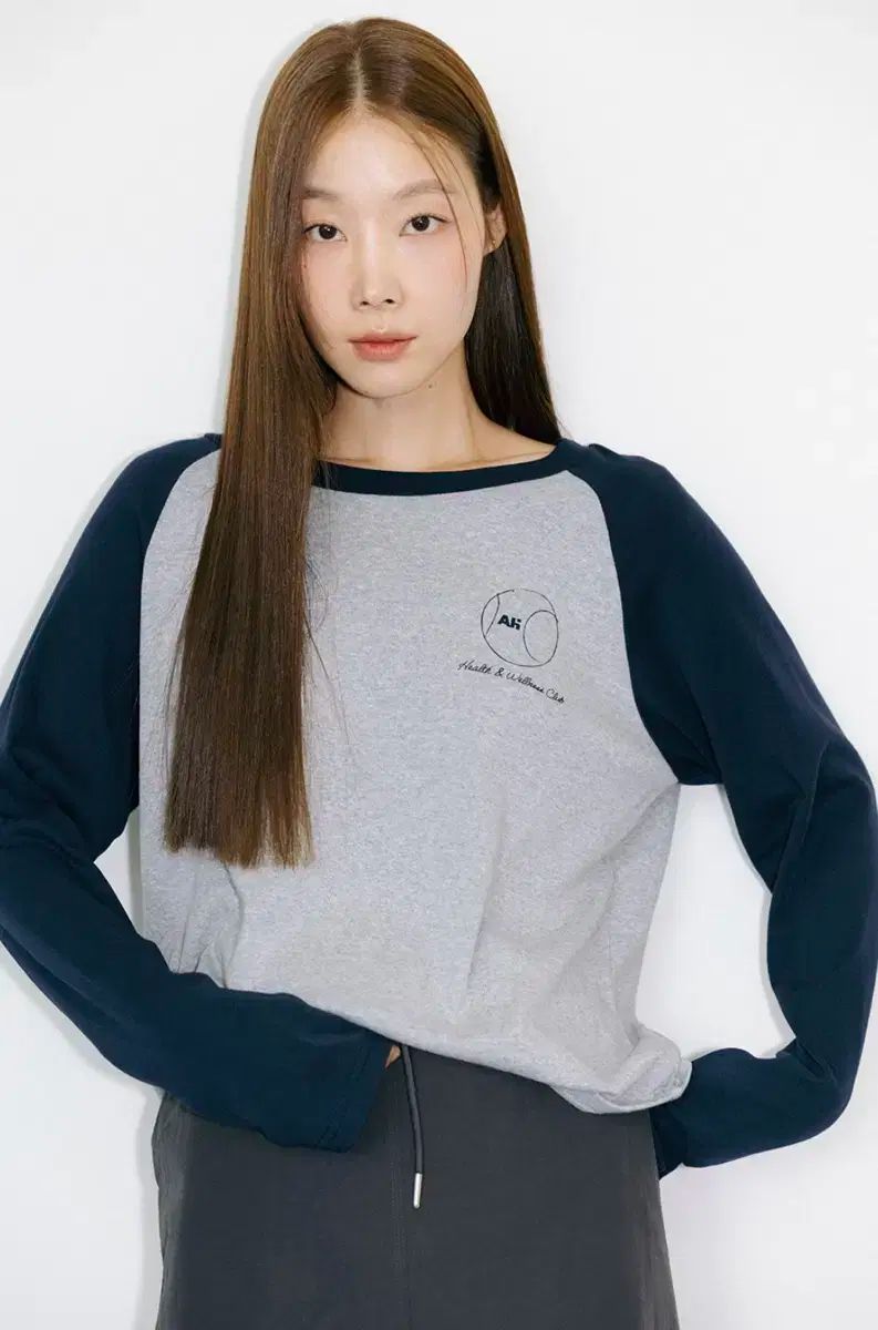 アバムホーム ラグラン 長袖 Tシャツ ネイビー