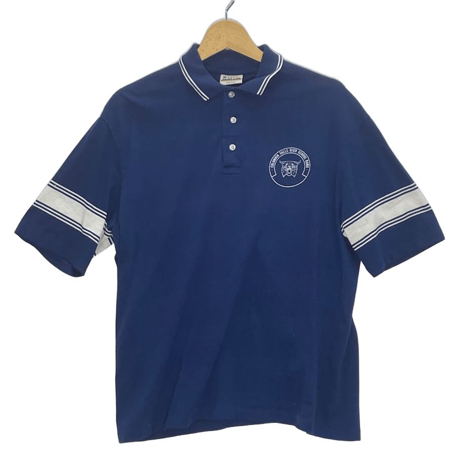 90's/90年代 PRINT-ONS USA製 カレッジ ポロシャツ 半袖